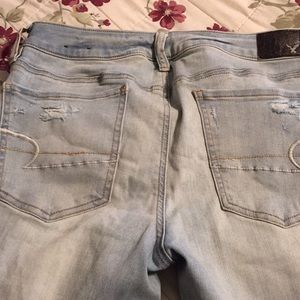 American Eagle washed destroyed size 8